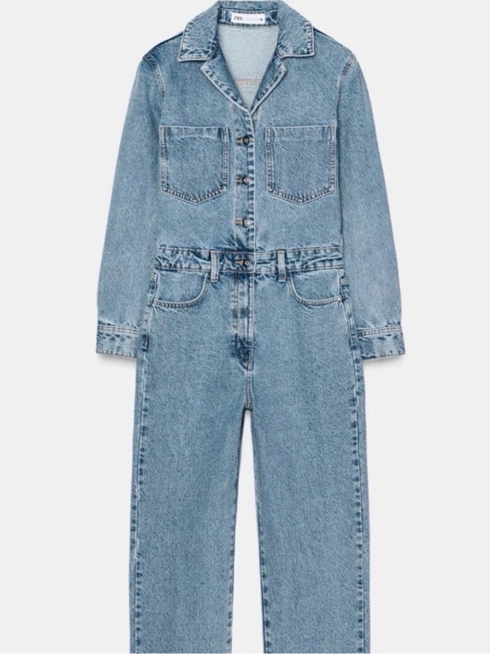 Zara Denim Jumpsuit